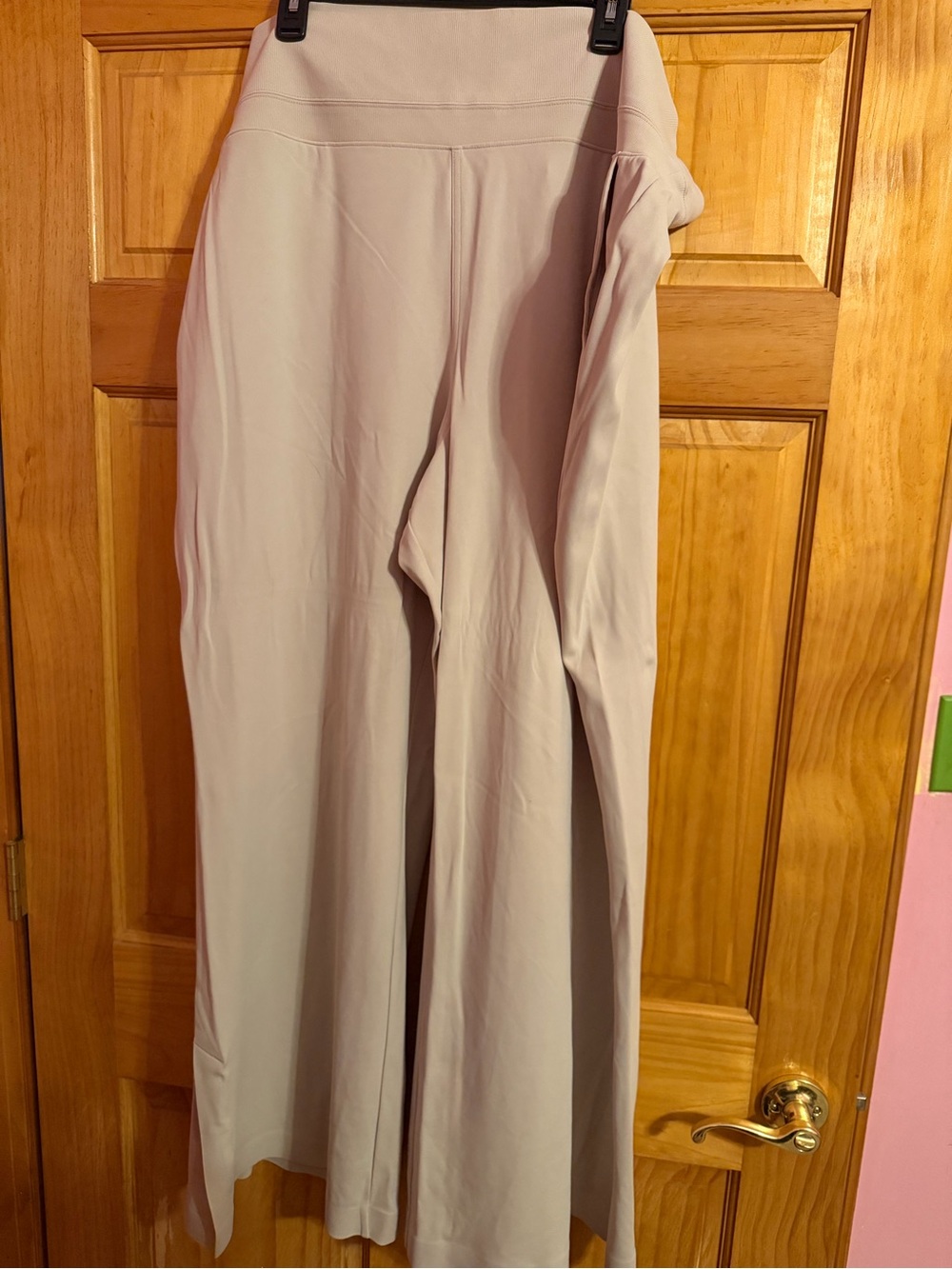 Athleta Wide-Leg High-Rise Pants in TAN